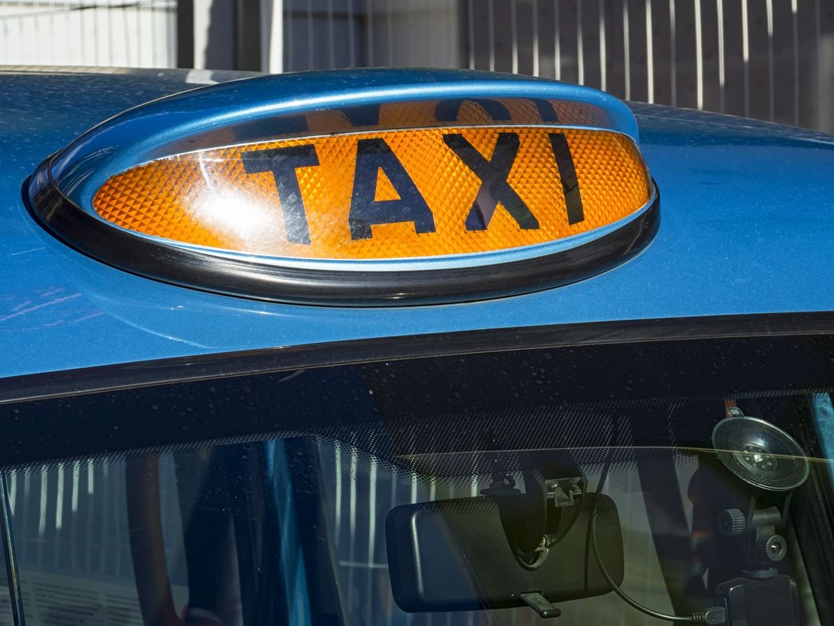 London taxi sign